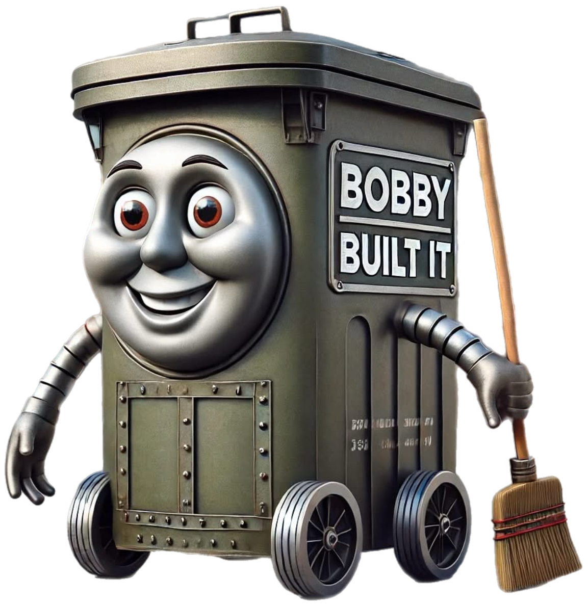 Bobby Built It Mascot - Bulky